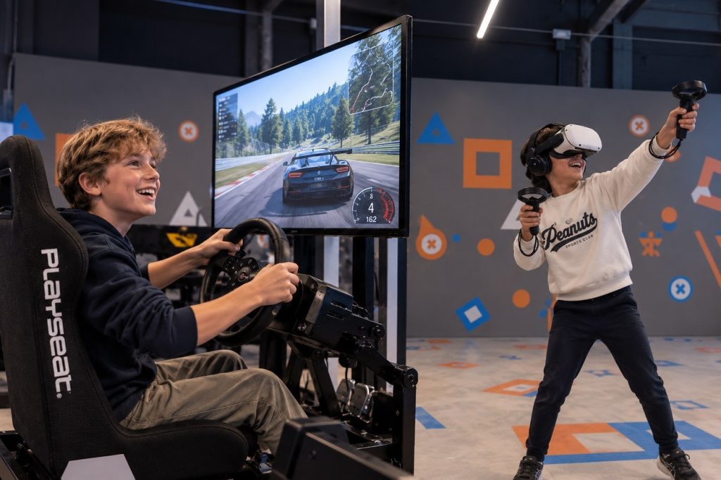 VR Minigames + Racing Simulators · Zero Latency Mallorca